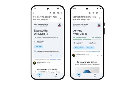 Gmail makes it easier to track upcoming package deliveries
