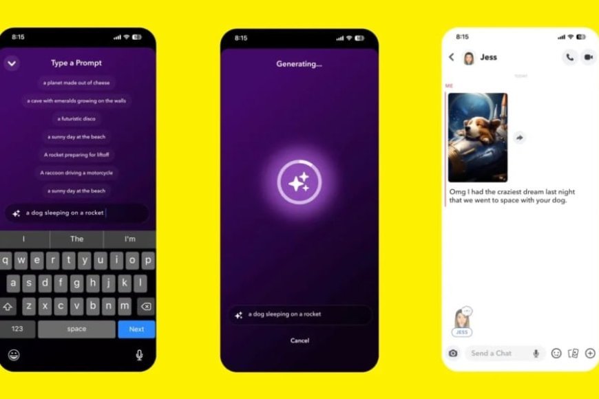 Snapchat Launches "Imagine Lens" for AI-Generated Images via Text Prompts