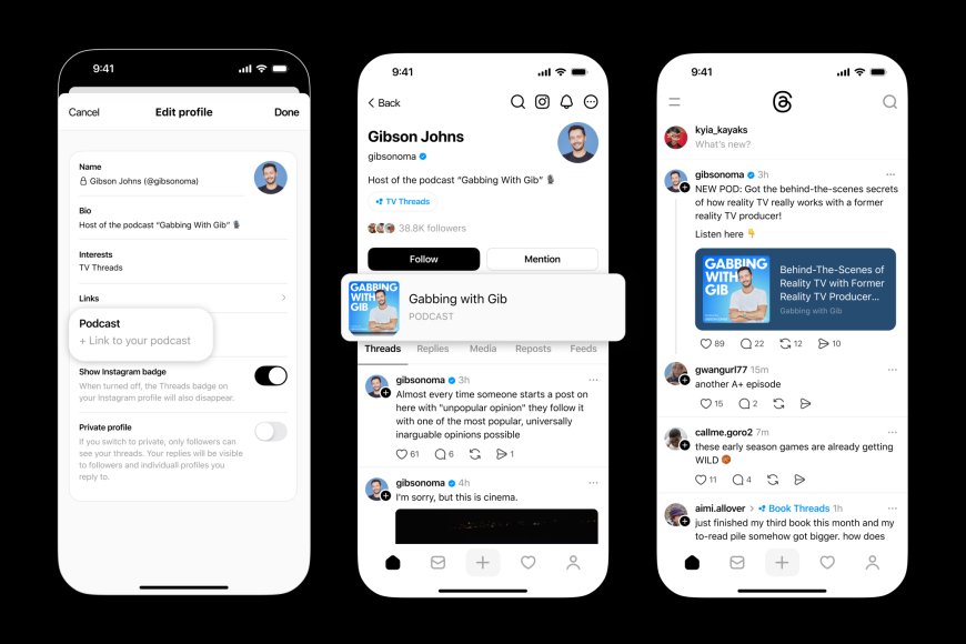Threads targets podcasters with new features, aiming to become the home for show discussions