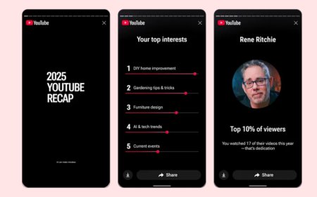 YouTube Releases Its First-Ever Recap of Videos You’ve Watched