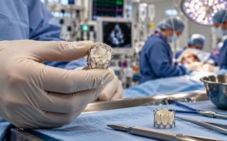 Edwards AUTUS size adjustable heart valve shown in a pediatric cardiac care setting.