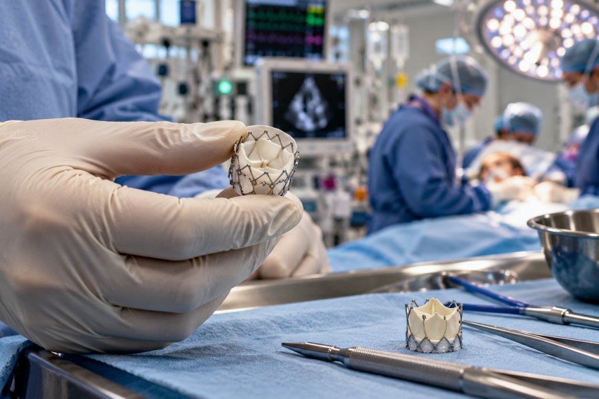 Edwards AUTUS size adjustable heart valve shown in a pediatric cardiac care setting.
