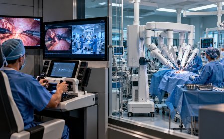 Telerobotic surgery system enabling a surgeon to remotely control a robotic surgical platform during a clinical procedure.